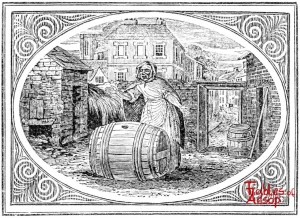 Bewick - 0171 - Old Woman and Empty Cask