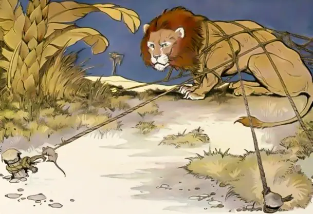 the lion and the mouse fable moral