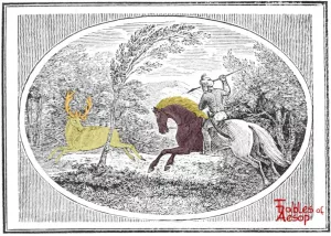 Bewick - 0337 - Horse and Stag