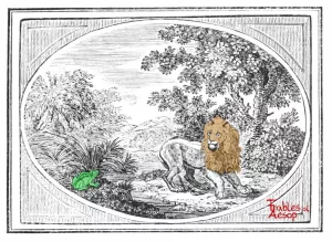 Bewick - 0325 - Lion and Frog