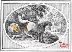 Bewick - 0343 - Horse and Lion